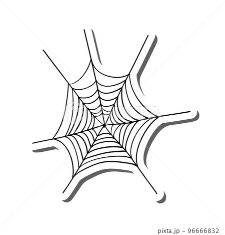 Halloween Spider Web Sticker Halloween Spider Web Sticker 96666832