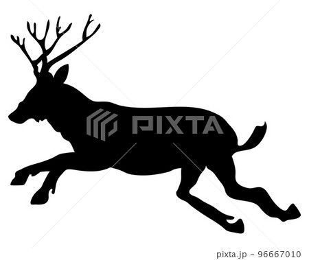 Running Deer Christmas Element 96667010