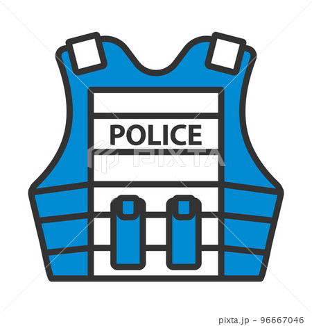Police Vest Icon 96667046