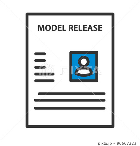 Icon Of Model Release Document 96667223