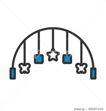 Baby Arc With Hanged Toys Icon 96667430