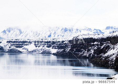 Oskjuvatn lake at Askja, central Iceland landmark Oskjuvatn lake at Askja, central Iceland landmark 96667544