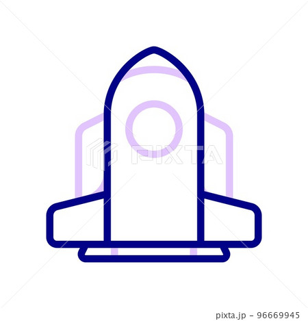 spaceship icon. fly high exploring space, contemplating the creation spaceship icon. fly high exploring space, contemplating the creation 96669945