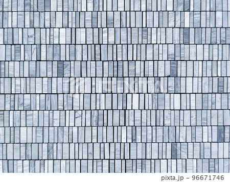 大理石モザイクタイル壁のテクスチャ_高級感のある石貼り背景素材 96671746