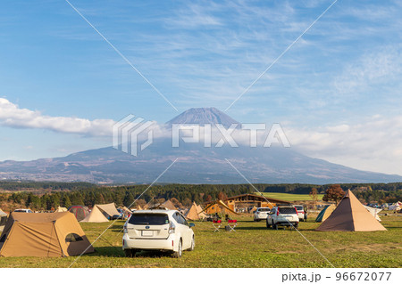 「静岡県」富士山が見えるオートキャンプ場 「静岡県」富士山が見えるオートキャンプ場 96672077