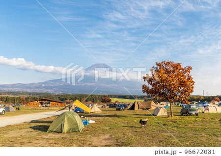 「静岡県」富士山が見えるオートキャンプ場 96672081