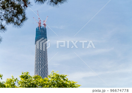 「東京都」建設中の東京スカイツリー 96674778