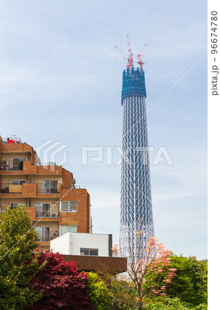 「東京都」建設中の東京スカイツリー 「東京都」建設中の東京スカイツリー 96674780