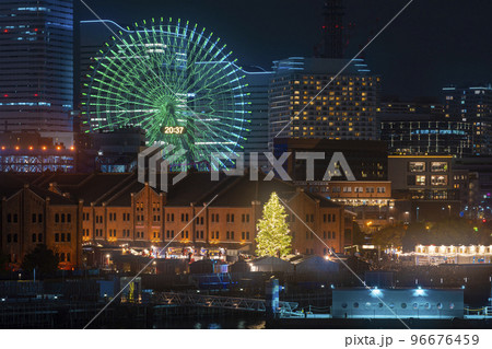横浜の夜景 96676459