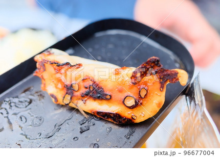 キャンプ場で調理した餃子 キャンプ場で調理した餃子 96677004