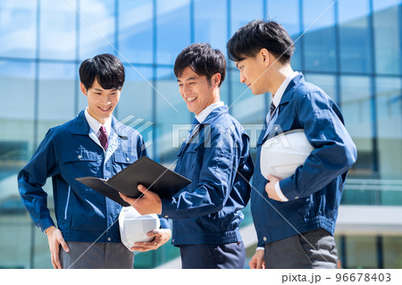 ビジネス　エンジニア　会議　不動産　製造　建築　建設　撮影協力「LINK FOREST」 96678403