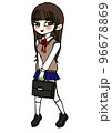 学生服きた女の子 96678869