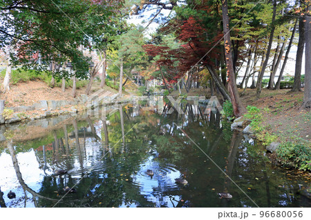 盛岡城跡公園、鶴ヶ池 盛岡城跡公園、鶴ヶ池 96680056