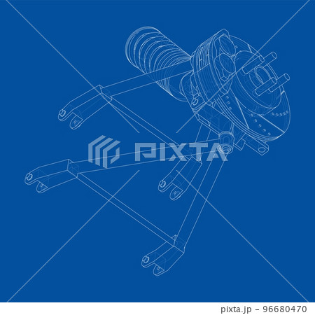 Car suspension with shock absorber Car suspension with shock absorber 96680470