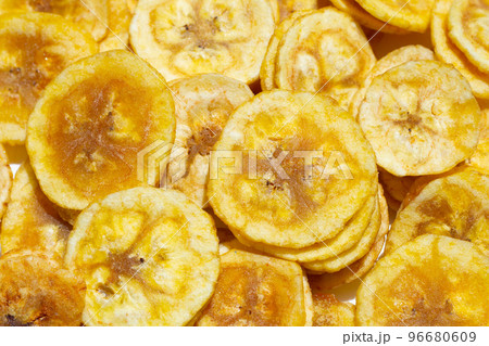 Banana stuffed with tamarind. Fruit snack Banana stuffed with tamarind. Fruit snack 96680609