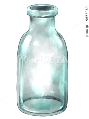 透明感のあるガラス瓶 96682631