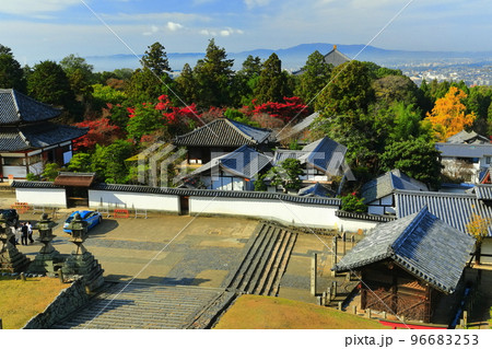 【奈良県】二月堂から見た東大寺境内(奈良公園) 【奈良県】二月堂から見た東大寺境内(奈良公園) 96683253