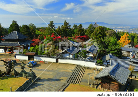 【奈良県】二月堂から見た東大寺境内(奈良公園) 【奈良県】二月堂から見た東大寺境内(奈良公園) 96683261