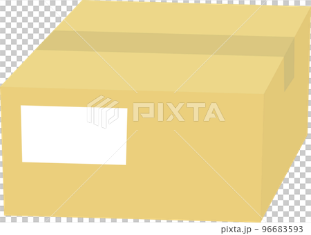 Luggage_cardboard box_horizontal_label 96683593