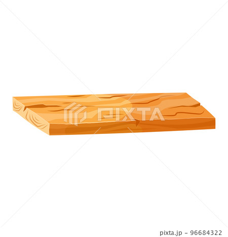 plank wood cartoon vector illustration 96684322