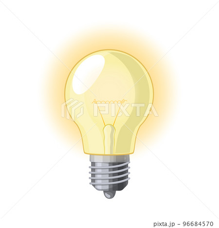 bulb idea cartoon vector illustration 96684570