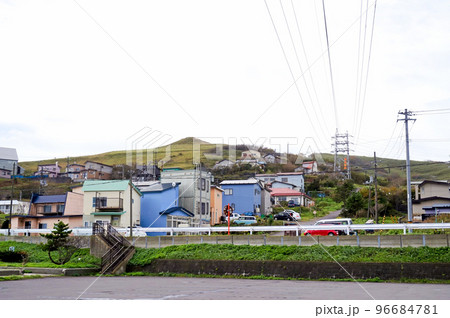 イタンキの丘と周辺の町並み【北海道室蘭市】 96684781