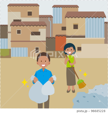 SDGs11-2 貧民窟清潔 SDGs11-2 貧民窟清潔 96685228