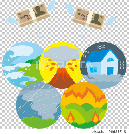 SDGs11-8 Economic damage caused by disasters 96685748