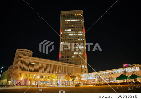 山形駅周辺の夜 96686539