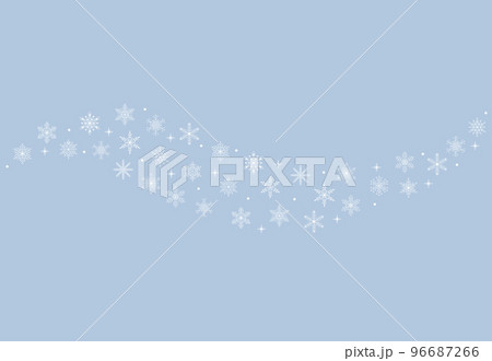 Merry Christmas and Happy New Year background with Christmas tree made of snowflakes. Vector illustration 96687266