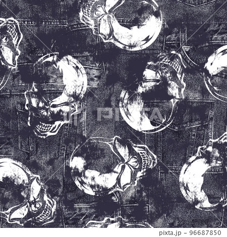 ジーンズのパッチワーク柄, 96687850