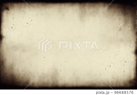 Vintage film frame scratches dust particles vignette. Retro photo paper 96688576