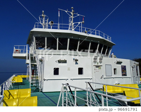 Ferryboat Valbiska-Merag, connection from the shore to Krk island, Croatia Ferryboat Valbiska-Merag, connection from the shore to Krk island, Croatia 96691791