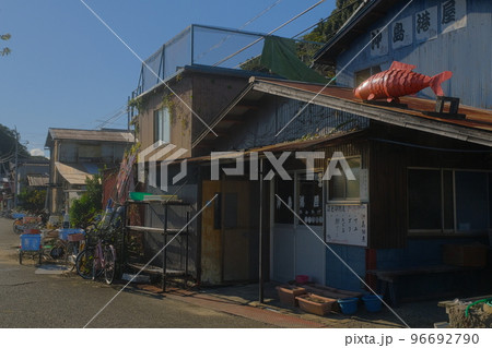 沖島の街並み 沖島の街並み 96692790