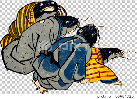 坐在地上的鯰魚 96694329