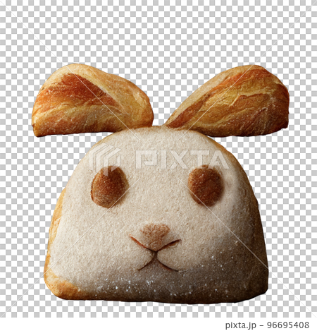 新鮮出爐的兔麵包實像α圖 96695408