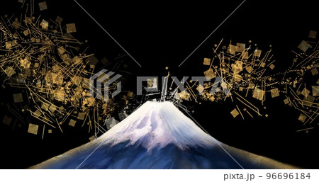 日本画　山水画　金箔背景 金色山水画金箔画图片大全-金色山水画金箔画背景图片-我图网
