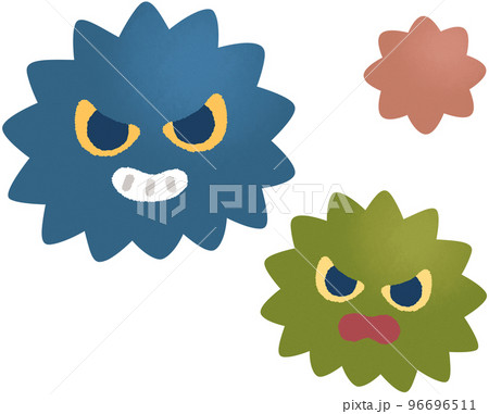 ばい菌のキャラクター 96696511