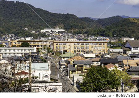 臼杵市街地 臼杵市立東中学校 大分県臼杵市 臼杵市街地 臼杵市立東中学校 大分県臼杵市 96697861