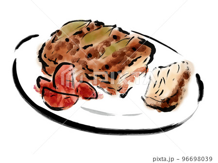 フレスケスタイの手描きイラスト素材 96698039