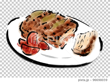フレスケスタイの手描きイラスト素材 96698039