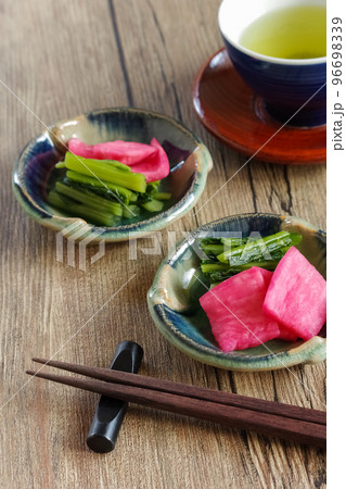 保平かぶと野沢菜の漬け物　長野県・松本市奈川 96698339