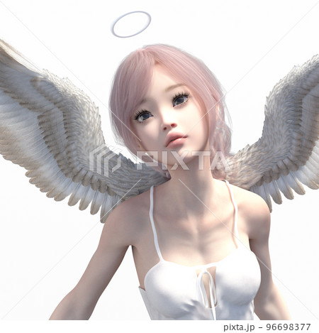 可愛い妖精 perming 3DCG イラスト素材 可愛い妖精 perming 3DCG イラスト素材 96698377