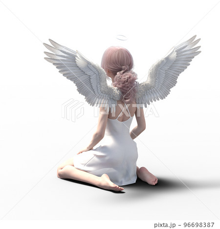 可愛い妖精 perming 3DCG イラスト素材 可愛い妖精 perming 3DCG イラスト素材 96698387