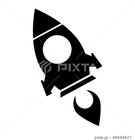 ロケットの打ち上げ。ミサイルの打ち上げ。破壊兵器。ベクター。 ロケットの打ち上げ。ミサイルの打ち上げ。破壊兵器。ベクター。 96698927
