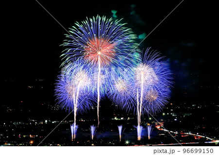 土浦花火競技大会 <山から撮影> 土浦花火競技大会 <山から撮影> 96699150