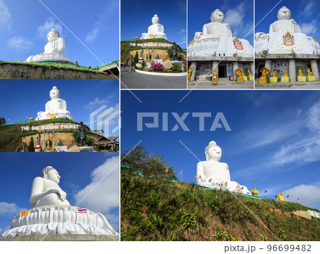 Collection of White Big Buddha in Phuket 96699482