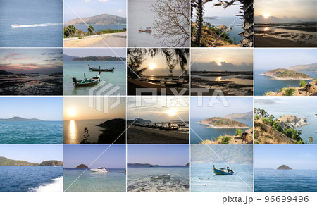 Collection of Sea Scape of Phuket Islandの写真素材 [96699496] - PIXTA