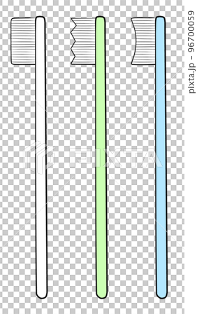 Illustration of toothbrush shape types 96700059