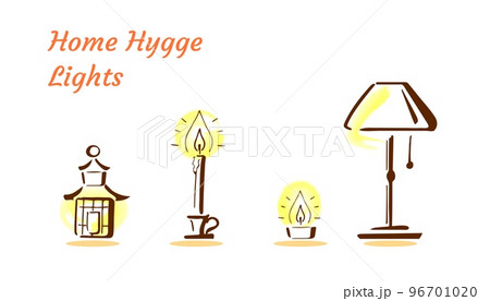 Home hygge lights for indoor evening pastime 96701020